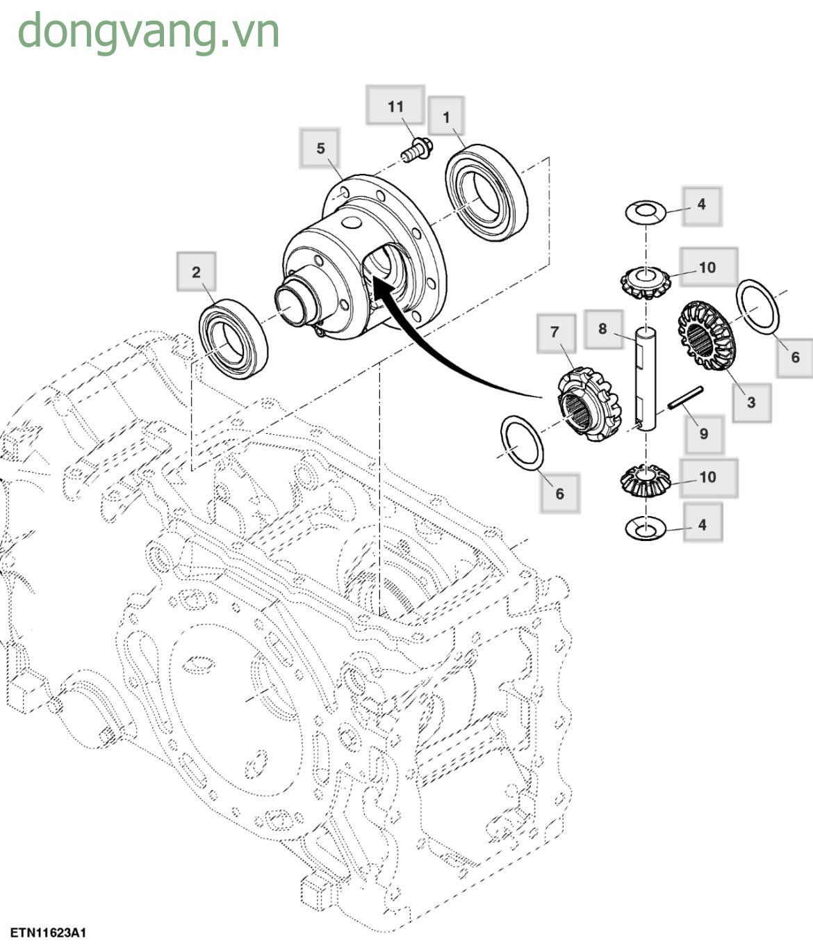 Differential, 2 Pinion - ST512310